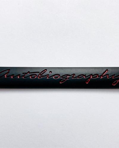 Land Rover Gloss Black Red "Autobiography" Car Sport Tailgate Logo Badge Emblem LR113646