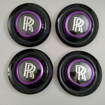 Rolls Royce Center Cap Bezel Black Ghost Dawn Wraith Purple Wheel Modify Kit