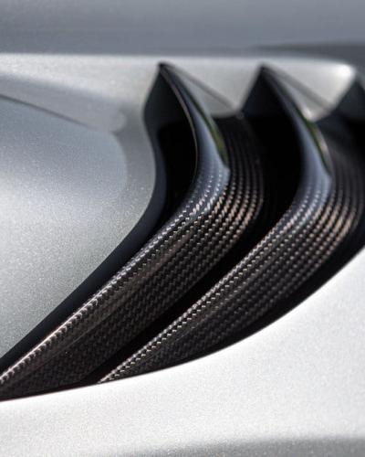 McLaren 600LT MSO Defined Carbon Fiber Front Fender Louvres Kit
