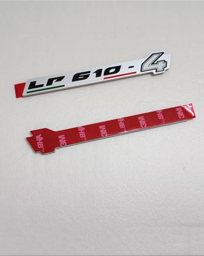 Set of 2 Lamborghini Huracan Decorative Adhesive Adhes LP610-4 Badge 4T0854499A
