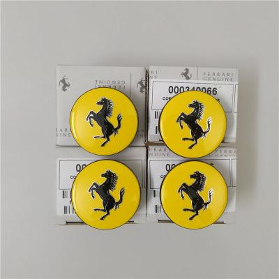 Genuine Ferrari f12 812 488 458 430 Yellow Wheel Center Cap Kit 340066#226245