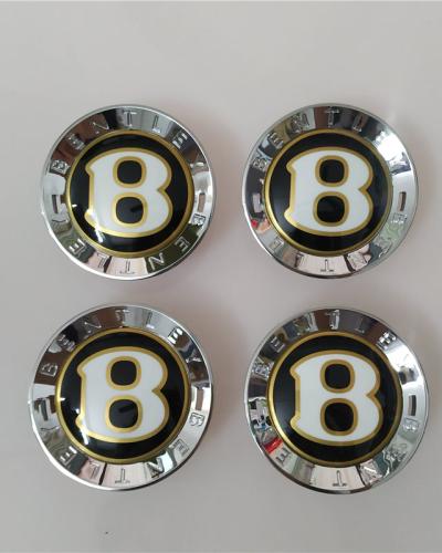 Genuine Bentley Center Cap Set Of 4 Anniversary Edition Black 3Y0601159G