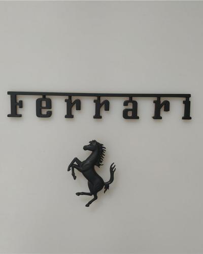 Ferrari F8 Rear Horse Badge Script Kit