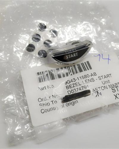 Genuine Aston Martin DB9 DBS V12 V8 Ignition Key Starter Bezel -Start Insert