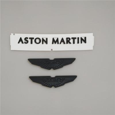 Aston Martin New Vantage Bonnet/Boot Black Chrome Badge & Rear Badge
