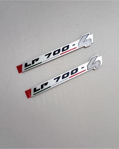 Set of 2 Lamborghini Aventador Decorative Adhesive LP700-4 Badge Emblem 470854499