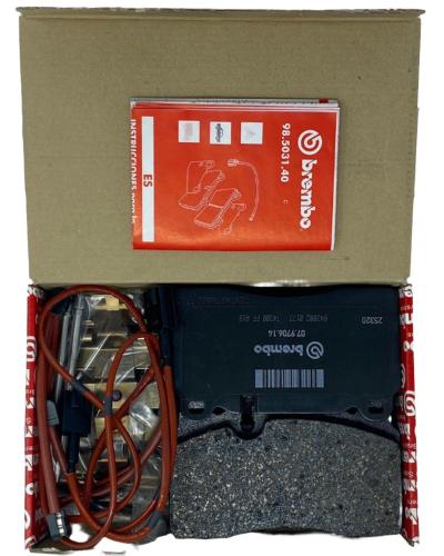 Ferrari Rear Brake Pad Set With Spring & Sensors