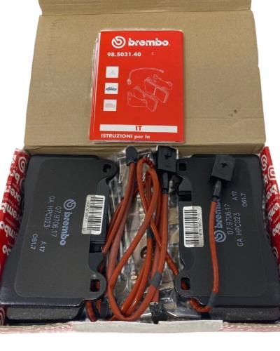 Ferrari Rear Brake Pad Set with Springs and Sensor