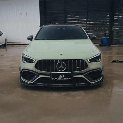 Vertical Slat GT Design Front Grille Compatible With Mercedes CLA45 (W118/C118)