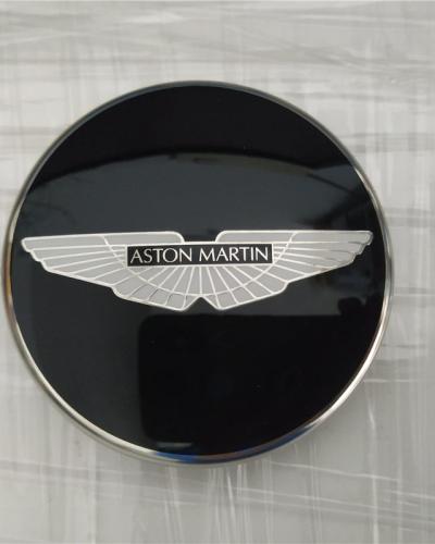 Genuine Aston Martin V8 Rapide Virage Black Wings Black Wheel Center Cap