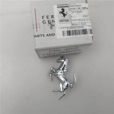 Ferrari Roma Front Bumper Sliver Horse Emblem Badge