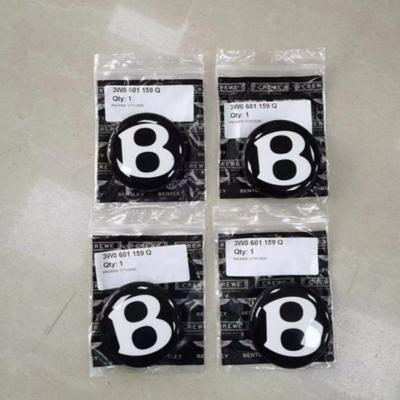 Bentley Continental GT Flying Spur Mulsanne Black Center Cap Hub Badge Kit