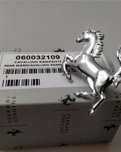 Ferrari 458 Italia Spider Front Bumper Horse Emblem Badge