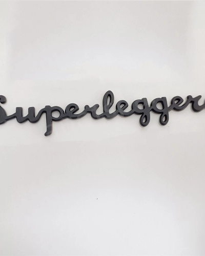 Aston Martin DBS Superleggera Bonnet Superleggera Matte Black Badge