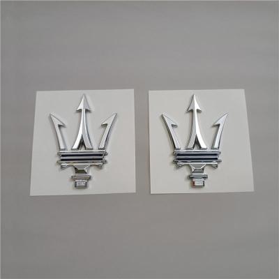 Maserati Ghibli Grecale Quattroporte Levante MC20 Trident Badge With Blue