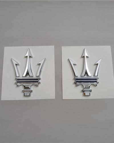 Maserati Ghibli Grecale Quattroporte Levante MC20 Trident Badge With Blue