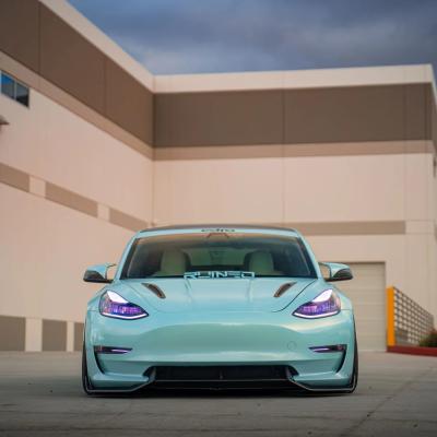 Adro Tesla Model 3 Carbon Fiber Front Lip V2
