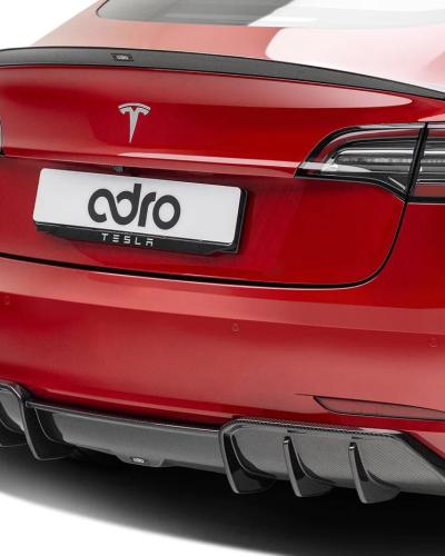 Adro Tesla Model 3 Premium Prepreg Carbon Fiber Spoiler