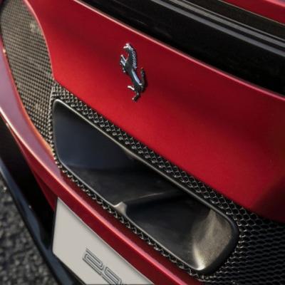 Ferrari 296 GTS/GTB Exterior Tailpipe tips with ceramic coating, black