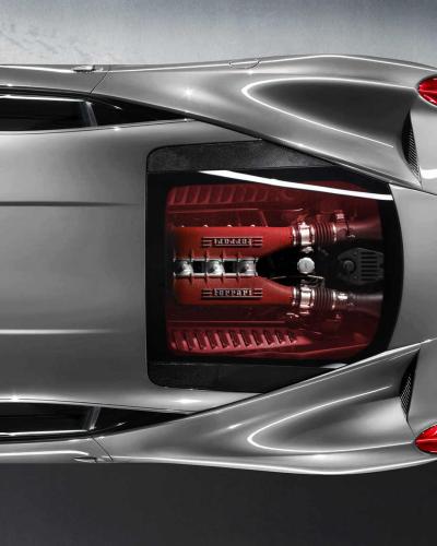 Ferrari 458 Italia Engine Compartment Red Lighting Kit