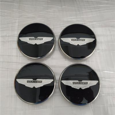 Genuine Aston Martin V8 Rapide Virage Black Wing Black Wheel Center Cap Kit