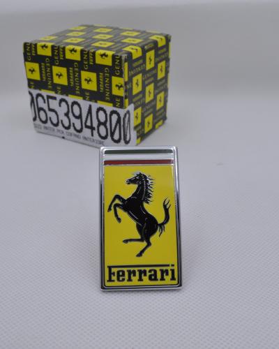 Genuine Ferrari Front Hood Bonnet Badge Emblem 1 Piece 65394800
