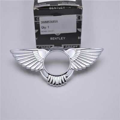 Bentley Continental GT Flying Spur Chrome Badge Rear Metal Wings 3W8853689A OEM