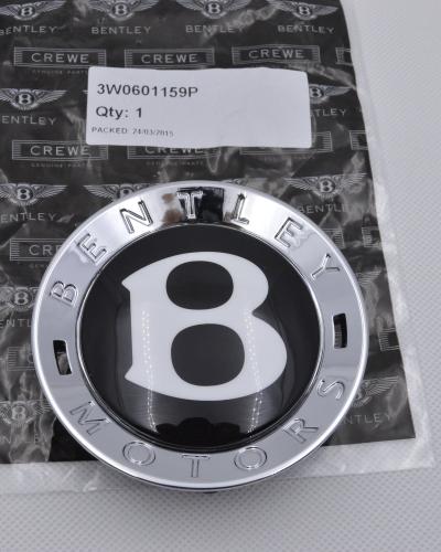 Genuine Bentley Centre Cap With Black"B" Continental GT Spur Mulsanne 3W0601159P