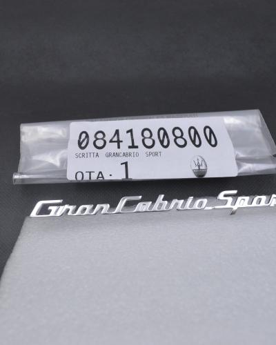 Genuine Maserati GranCabrio Sport Dashoard Emblem # 84180800