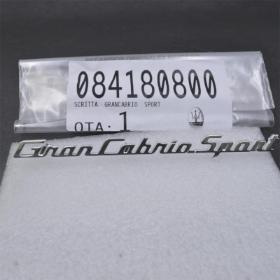 Genuine Maserati GranCabrio Sport Dashoard Emblem # 84180800