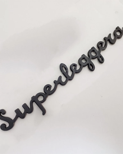 Aston Martin DBS Superleggera Bonnet Superleggera Matte Black Badge