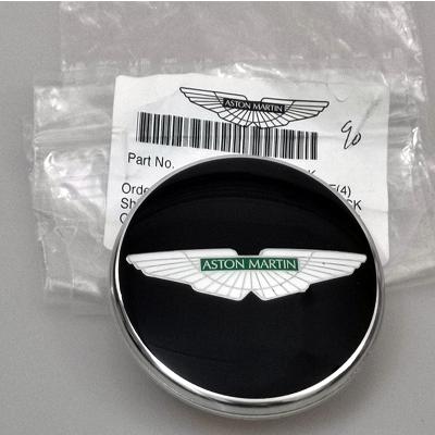Aston Martin V8 Rapide Virage Green Wings Black Wheel Center Cap