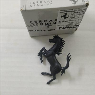 Ferrari 296GTB Rear Bumper Matte Black Horse Emblem Badge