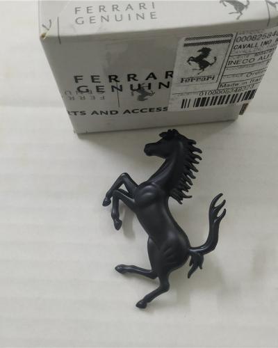 Ferrari 296GTB Rear Bumper Matte Black Horse Emblem Badge