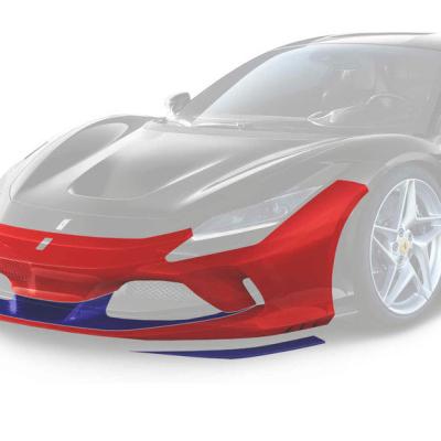 Ferrari F8 Spider Anti-Stone Chipping Protective Film, Complete with Front Hood and Mudguards