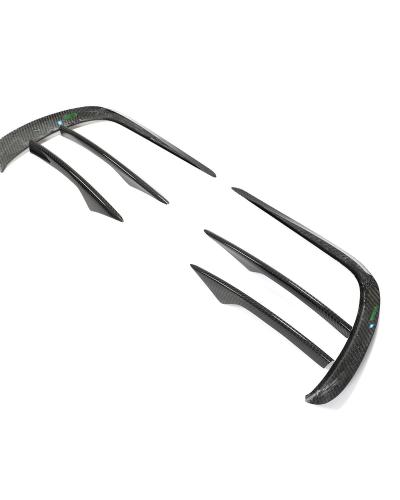 Facelift Future Design Carbon Fiber Front Bumper Vent Trims - Compatible With Mercedes E53 (W213)