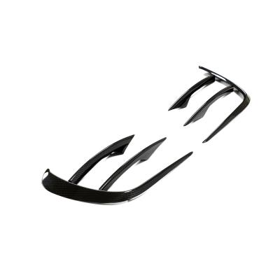 Facelift Future Design Carbon Fiber Front Bumper Vent Trims - Compatible With Mercedes E53 (W213)