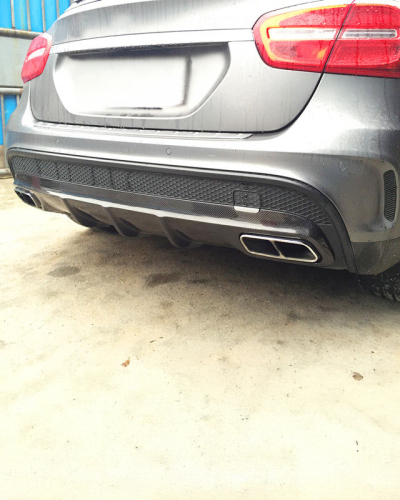V1 Carbon Fiber Rear Diffuser Compatible With Mercedes GLA45 (X156)