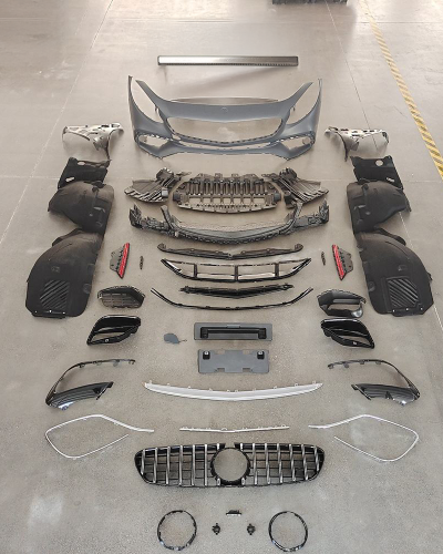 Facelift S63 Style Front Bumper Conversion Compatible with Mercedes S-Class/S63 (C217) Pre-Facelift