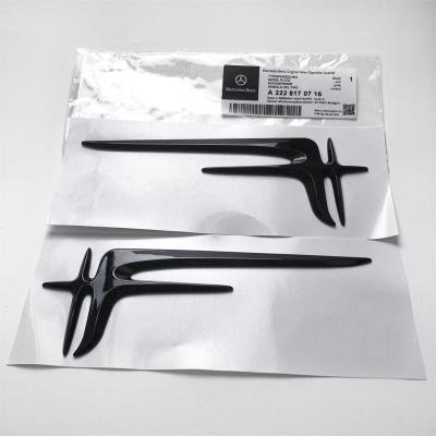 Gloss Black "Angel Wings" Rear Trunk Badge Emblem 20.5CM For Mercedes Benz A2228170716