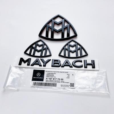 4pcs Mercedes S Class Maybach AMG Fender Side Rear Trunk Emblems Badge