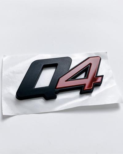 Maserati Ghibli Quattroporte "Q4" Emblem Matte Black Logo Trunk Emblem Badge 670008101