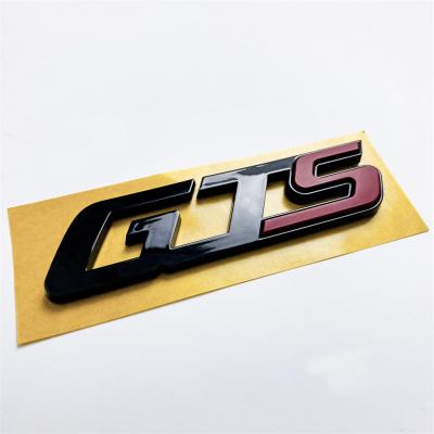 Maserati 2017 Quattroporte Ghibli GTS Rear Script Badge Emblem Black & Red