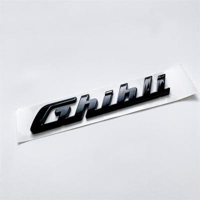 Maserati Ghibli Gloss Black Trunk Lid Nameplate Logo Emblem Badges 670008315