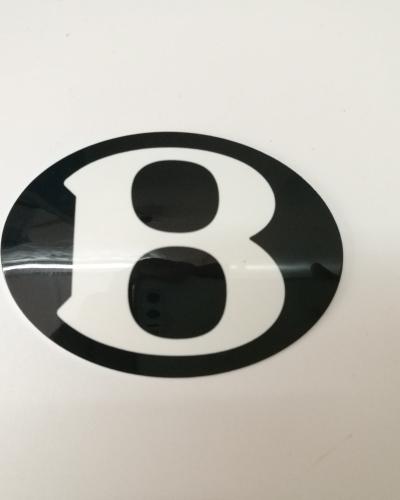 Bentley Continental Flying Spur Rear Hood Bonnet "B"badge 3W8853680J