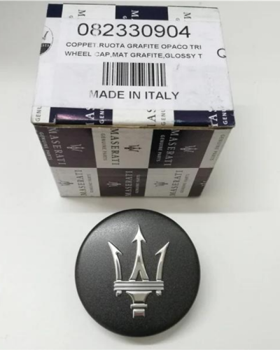 Genuine Maserati GT 4.2 4.7 Wheel Centre Cap Hub 82330904 Graphite Black