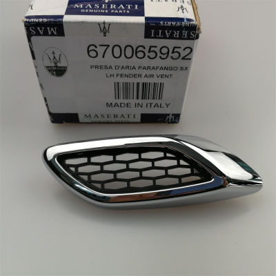 Genuine Maserati Levante Fender Air Outlet Vent Left 1 piece 670065952