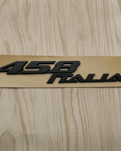 Ferrari 458 Italia Rear Script Emblem Badge Matt black 1 Piece