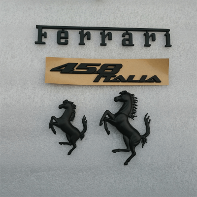 Ferrari 458 Italia Front & Rear Bumper Horse Badge Emblem