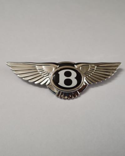 Bentley Emblem Badge Steering Wheel Airbag 91.1mmx29.4mm